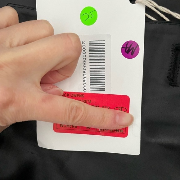 Rick Owens double breasted blazer in black NWT - Picture 11 of 11